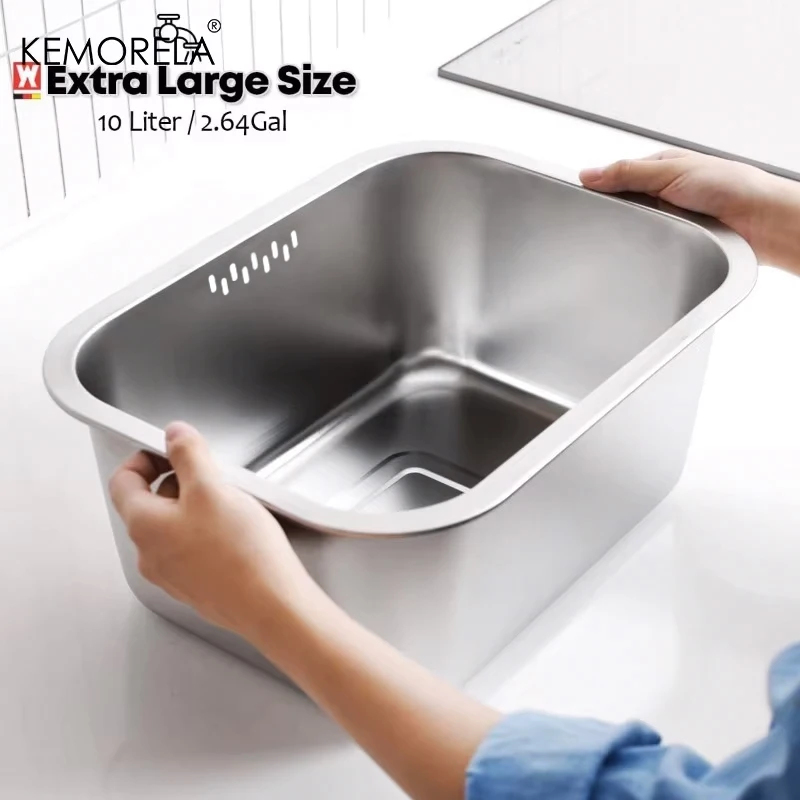 10L Portable Stainless Steel W - Commercial Kitchen Sink ulasan dan harga