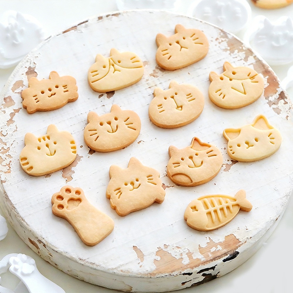 Cute Kitten DIY Stamp Cookie C - Commercial Kitchen Setup ulasan dan harga