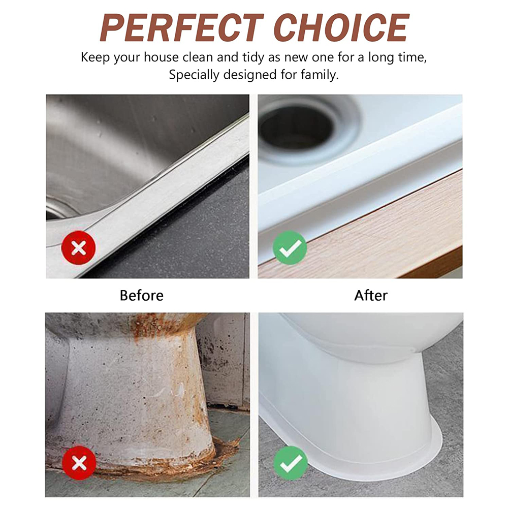 3.2M Bath Caulk Tape Self Adhe - Commercial Kitchen Wall Panels ulasan dan harga