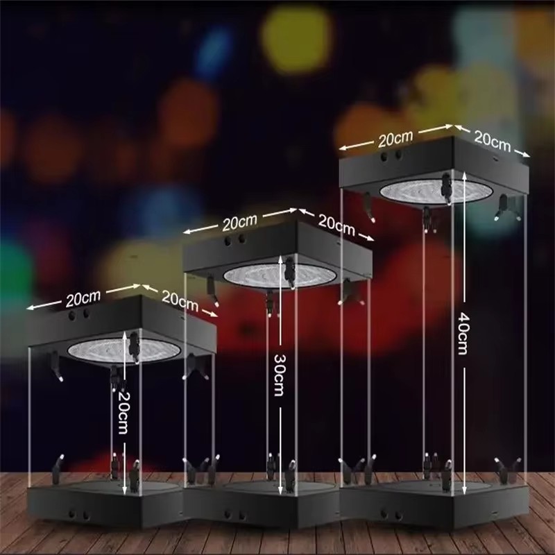Revolving LED Spotlight Acryli - Refrigerated Display Case ulasan dan harga