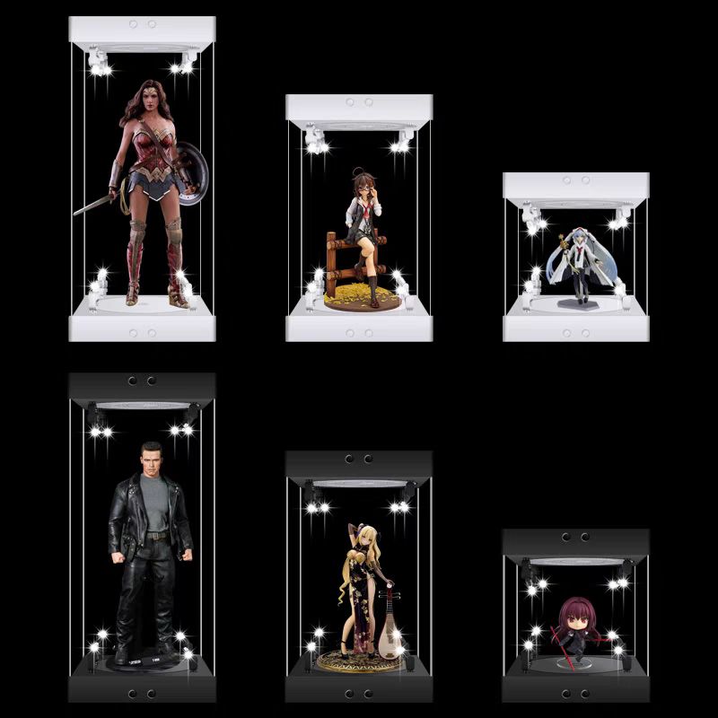 Revolving LED Spotlight Acryli - Refrigerated Display Case ulasan dan harga
