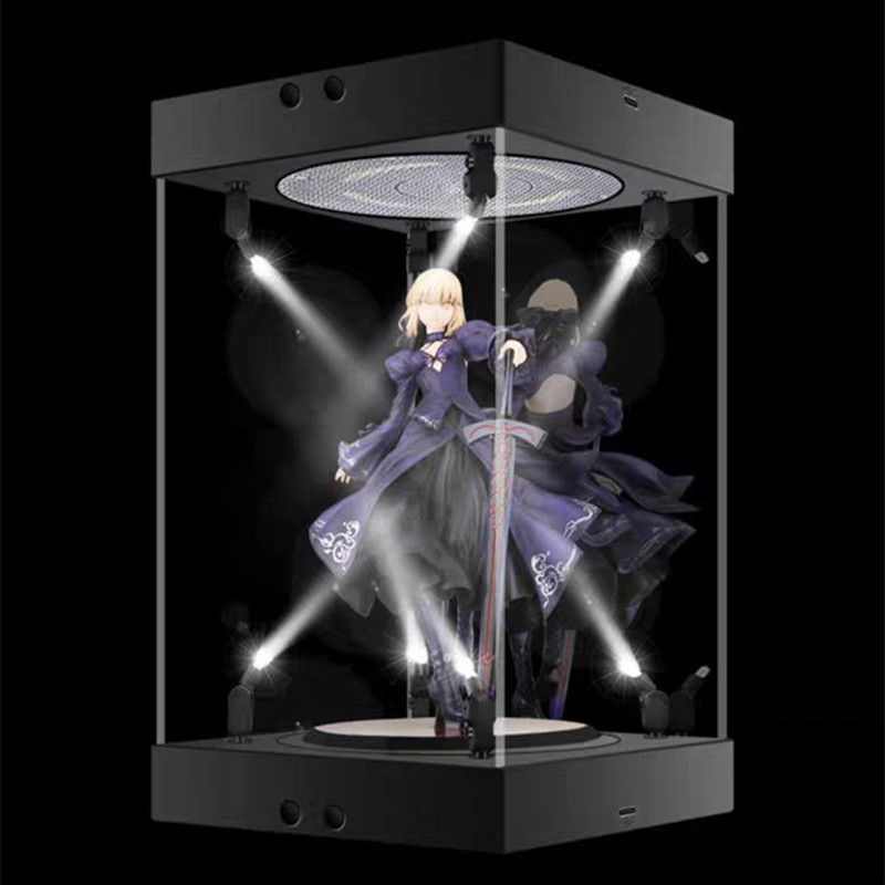 Revolving LED Spotlight Acryli - Refrigerated Display Case ulasan dan harga