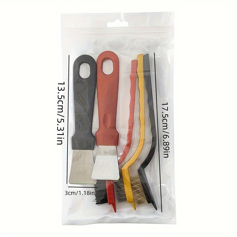 5-Piece Kitchen Cleaning Brush - Commercial Kitchen Hood Installation ulasan dan harga