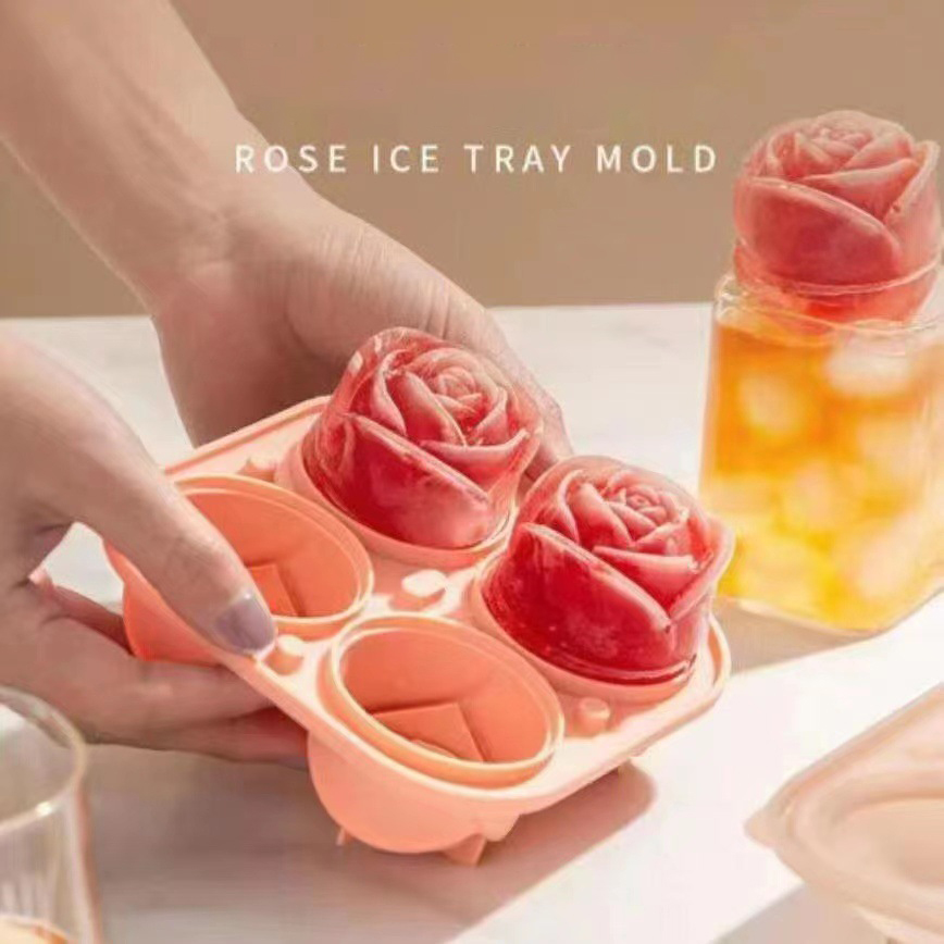 3d rose silicone ice molds 4-h - Commercial Kitchen Setup ulasan dan harga
