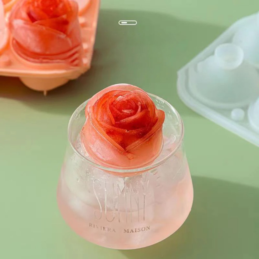 3d rose silicone ice molds 4-h - Commercial Kitchen Setup ulasan dan harga