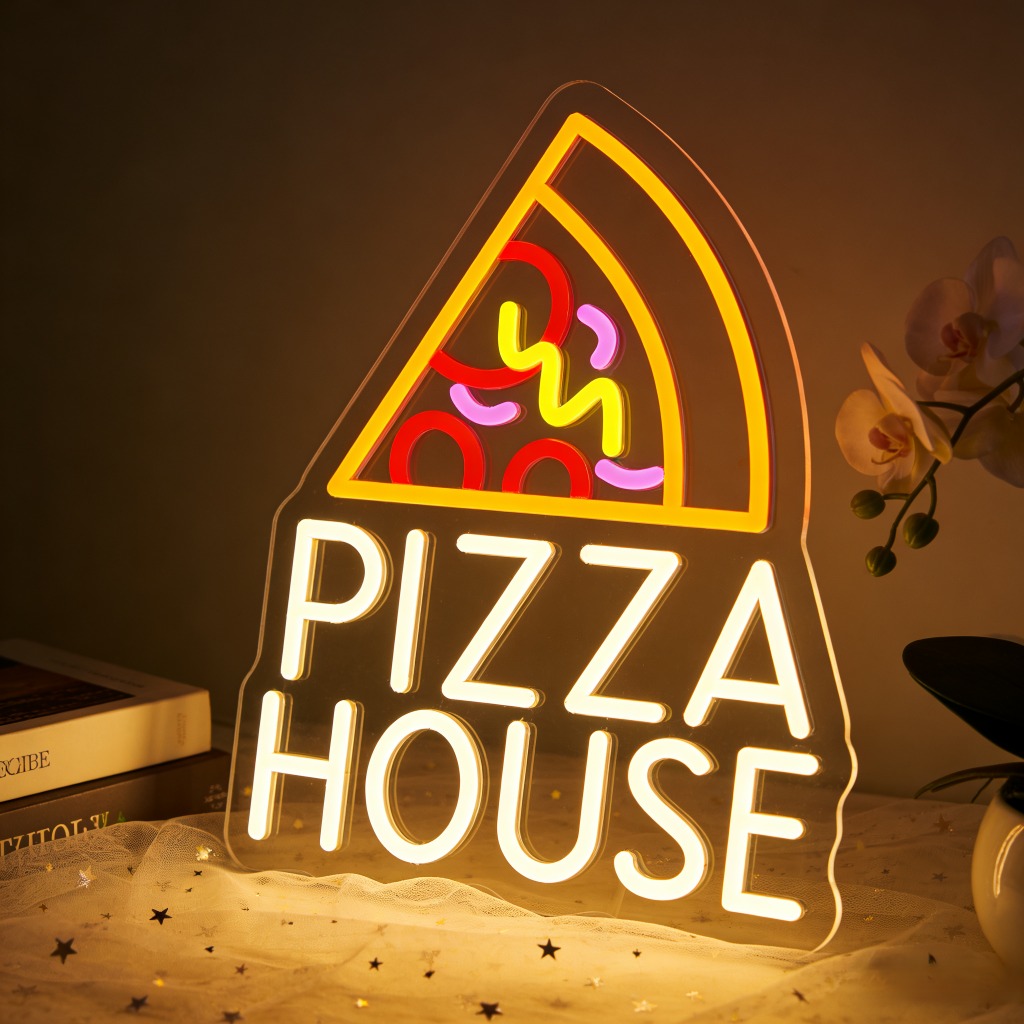 Pizza House Neon Sign USB Dimm - Commercial Kitchen Windows ulasan dan harga